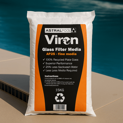 Viron Active Glass Filter Media Fine 15kg - Equipment