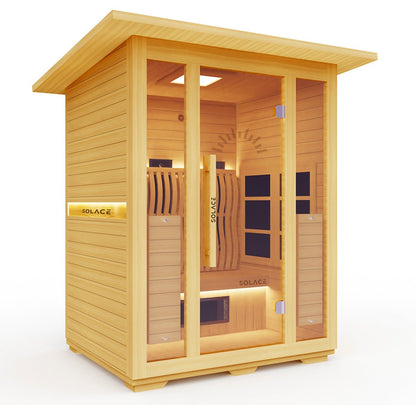 The Solace Outdoor Infrared Sauna - Sauna