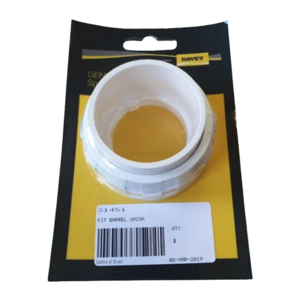 Davey Celsior/XS 40mm Pump Union