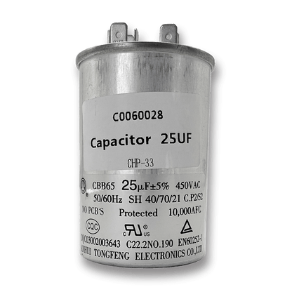 SpaNET 25uF Compressor Capacitor - Spa Spare Parts