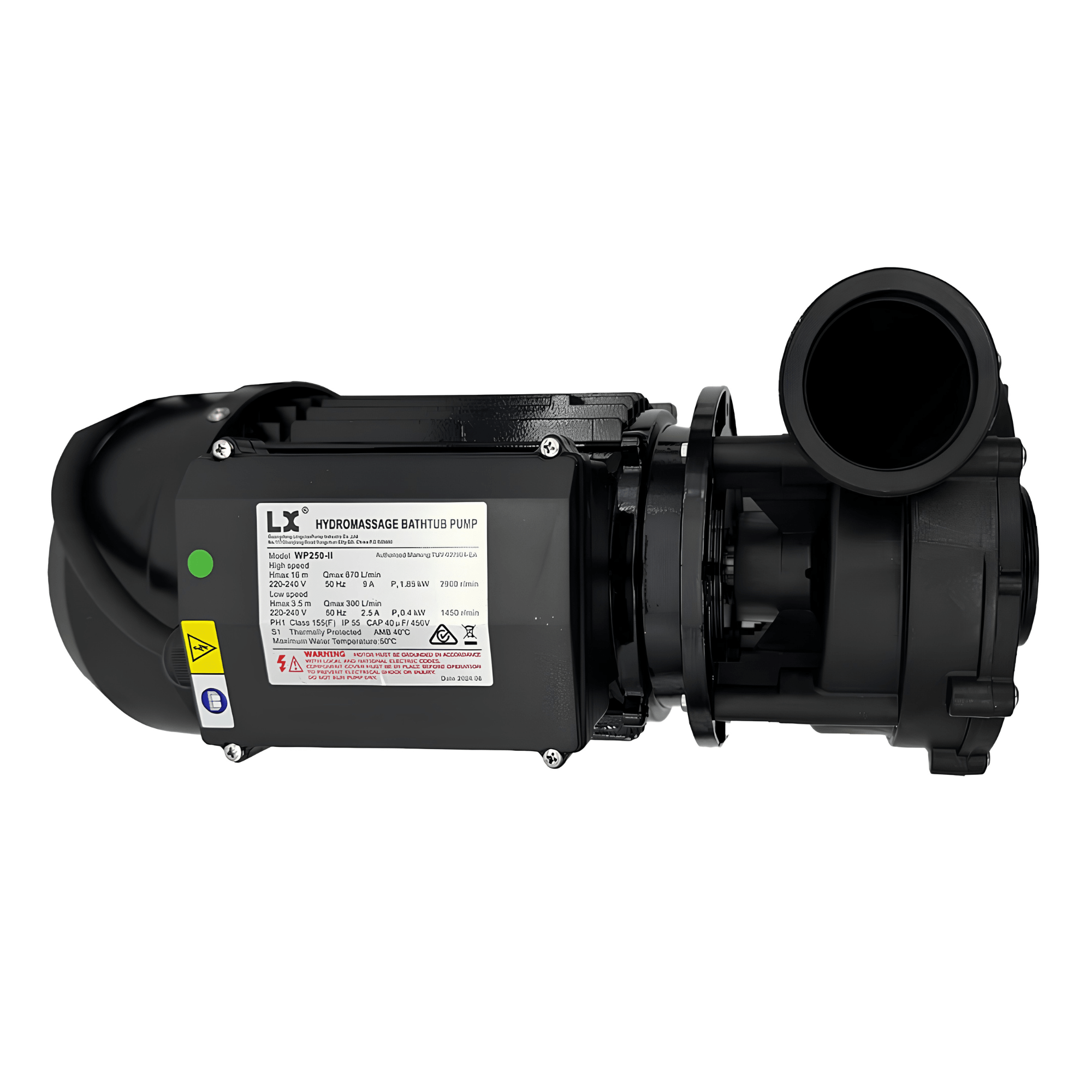 LX Pro Series WP250 2.5hp Two Speed Pump - Spa Booster Pumps