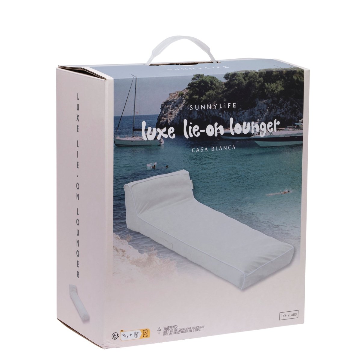 SUNNYLiFE Luxe Lie - On Lounger - Casa Blanca - Loungers