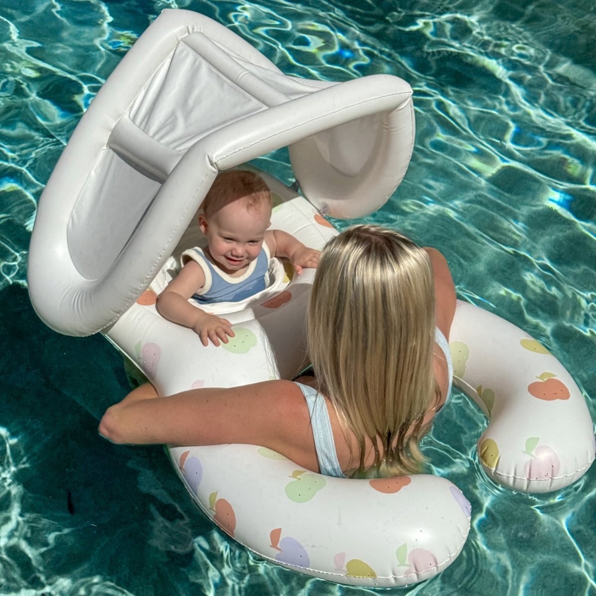 Sunnylife Float Together Baby Seat - Apple Sorbet - Kids Pool Floats