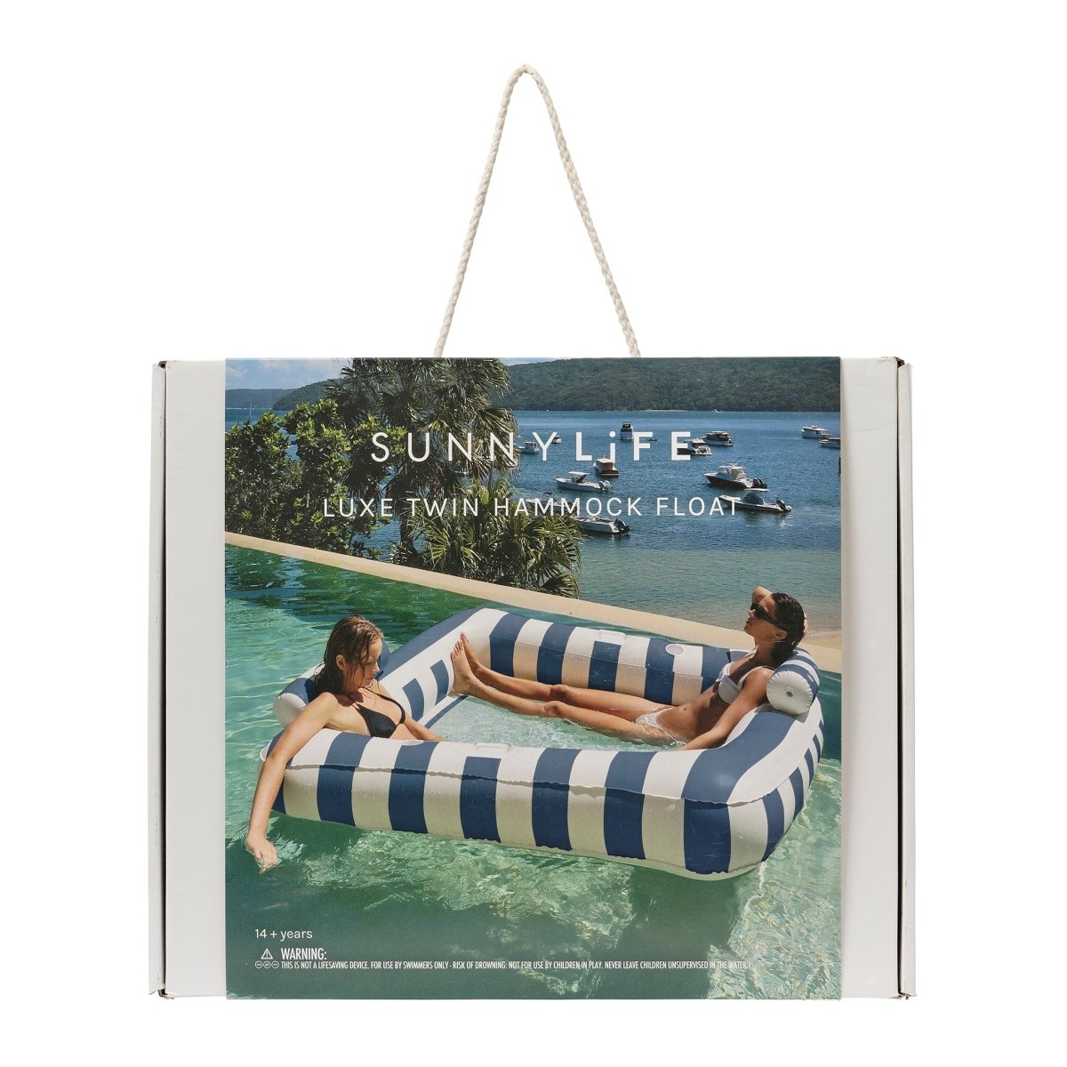 SUNNYLiFE Luxe Twin Hammock Float - Le Weekend - 