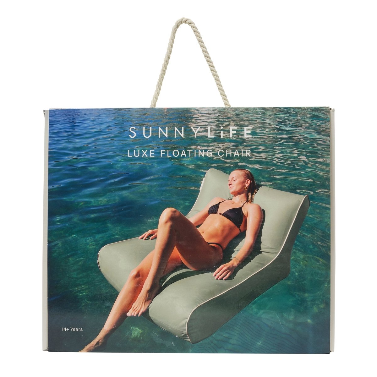 Sunnylife Luxe Floating Chair - Sea Sage - Pool Floats
