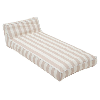 SUNNYLiFE Luxe Lie - On Lounger - Oyster Stripe - Loungers