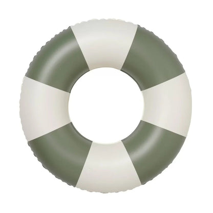 SUNNYLiFE Mini Tube Pool Ring - Olive Stripe - Kids Floats