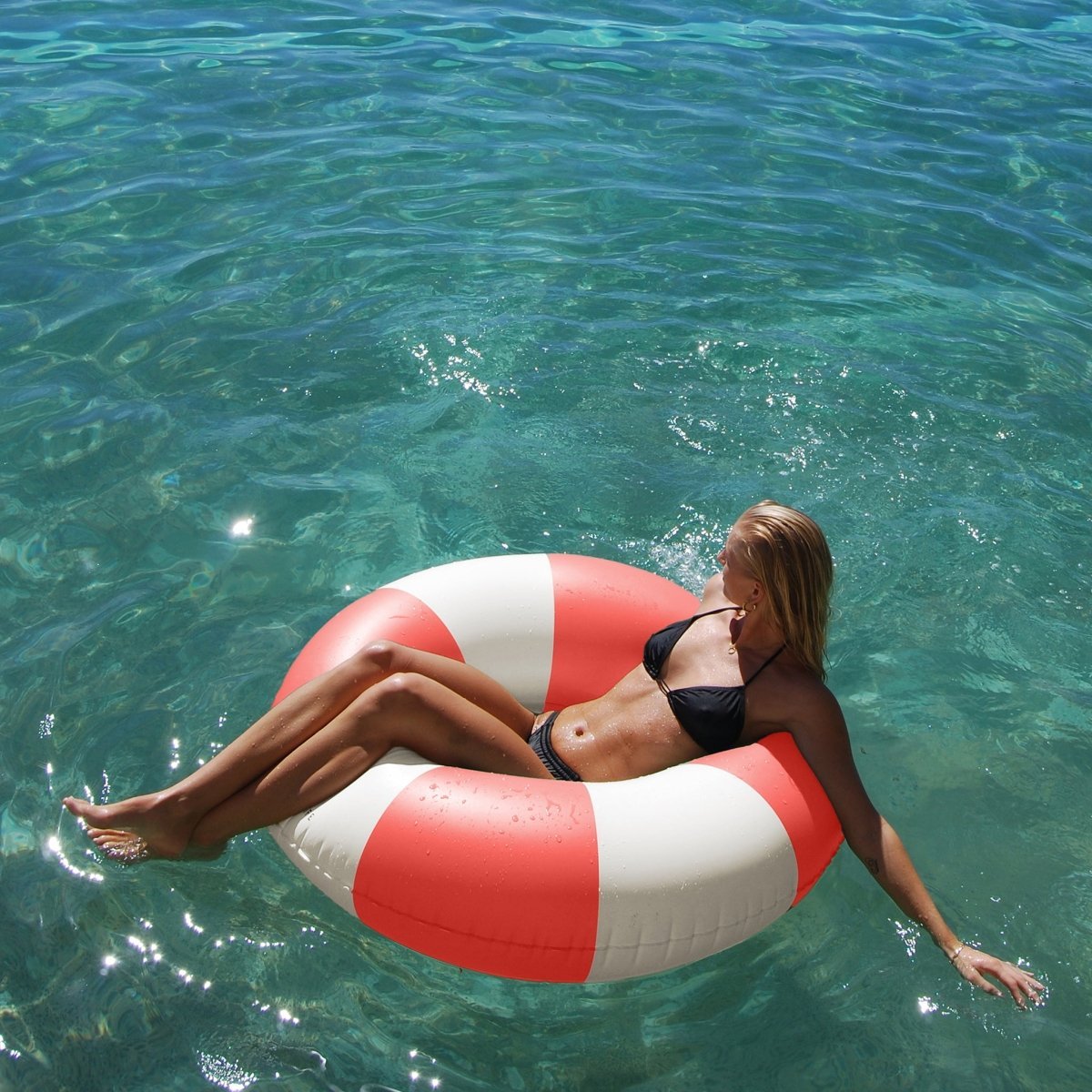 Sunnylife Tube Pool Ring - Red - Pool Floats