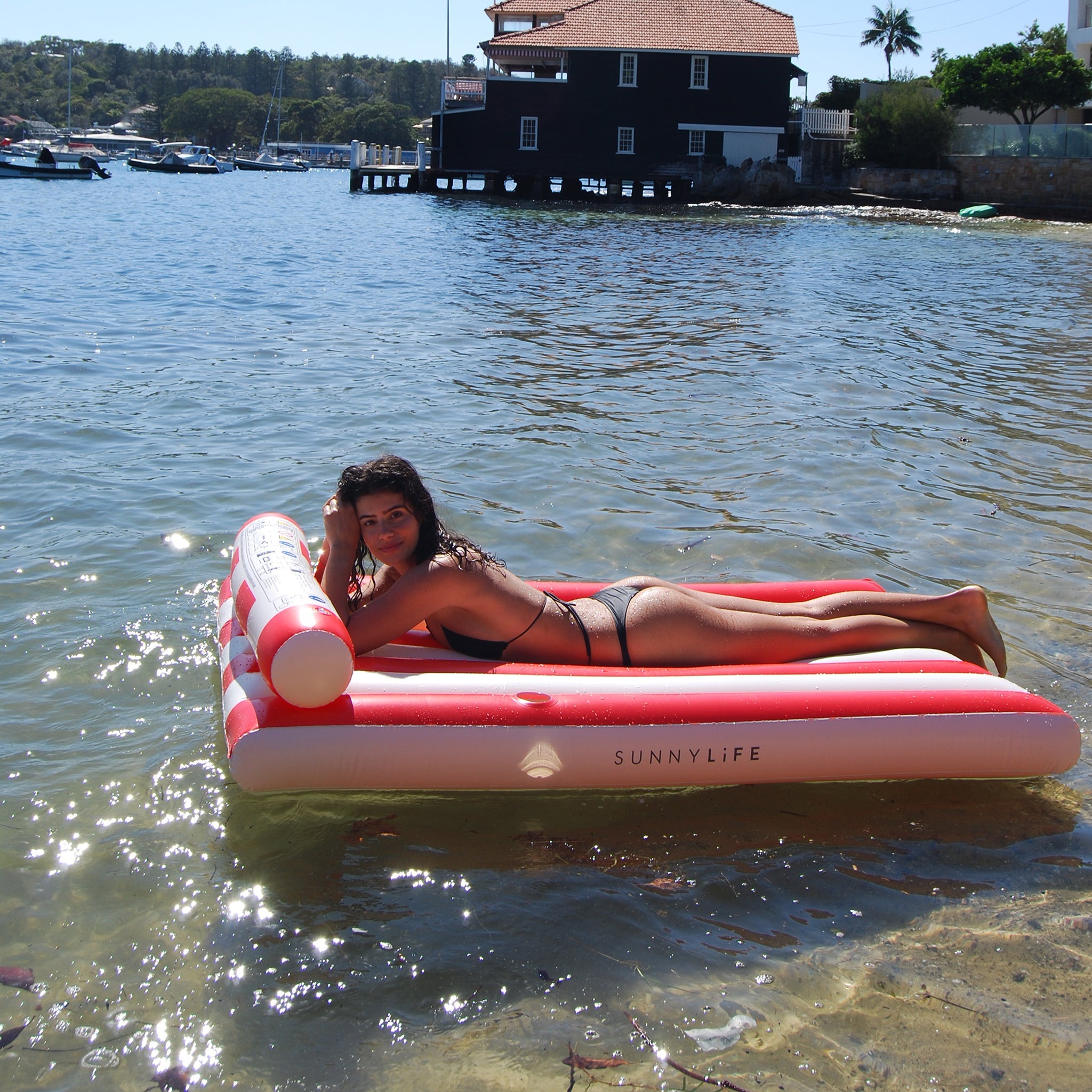 Sunnylife Luxe Lilo - Red - Pool Floats