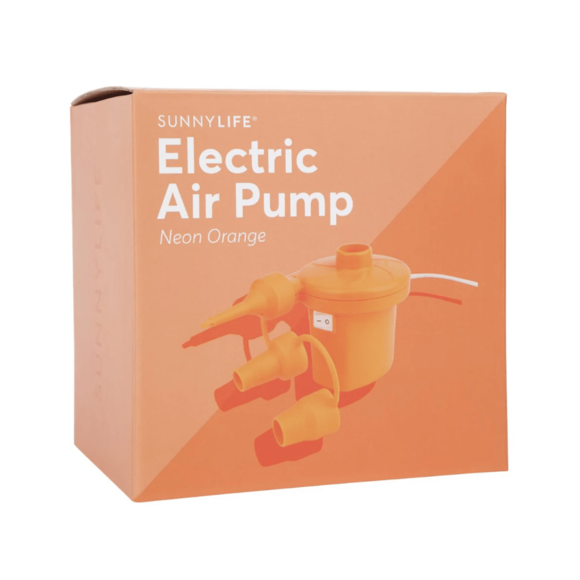 SUNNYLiFE Electric Air Pump - Neon Orange - Air Pump