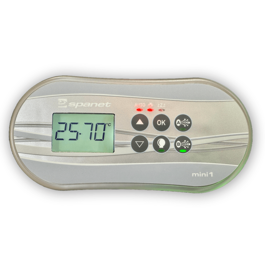 SpaNET SV Mini 1 Touchpad – Bone - Spa Controls