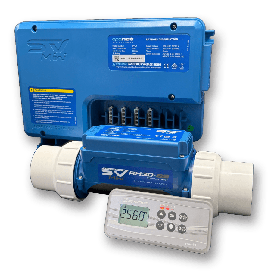 SpaNET SV Mini 1 Spa Control Package 3.0kW - Spa Controls