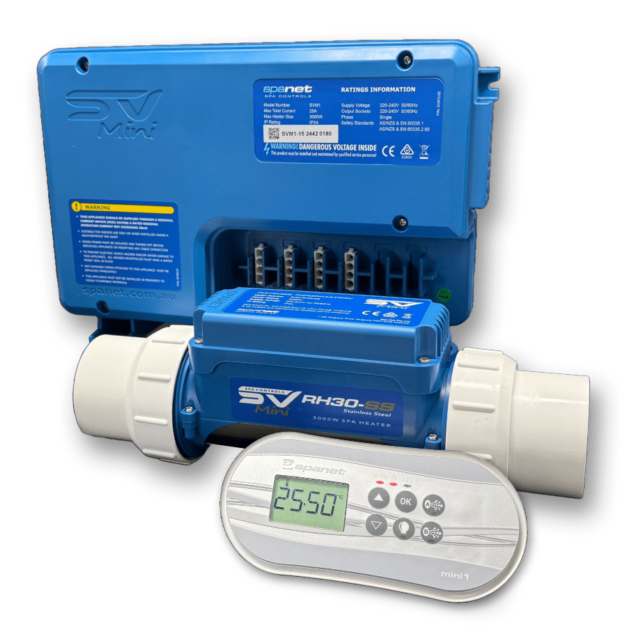 SpaNET SV Mini 1 Spa Control Package 3.0kW - Spa Controls