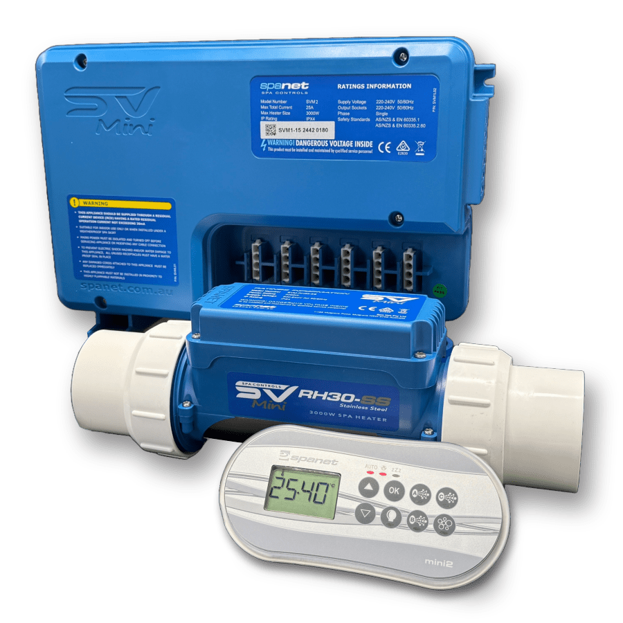 SpaNET SV Mini 2 Spa Control Package 3.0kW - Spa Controls