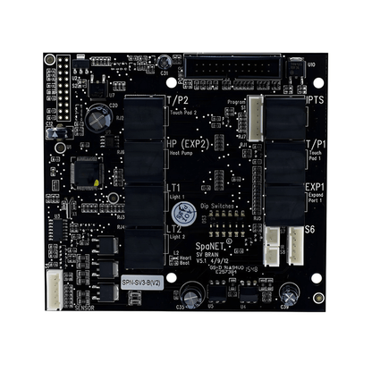 SpaNET SV3 (V2) 12v Brain PCBA - Spa Spare Parts