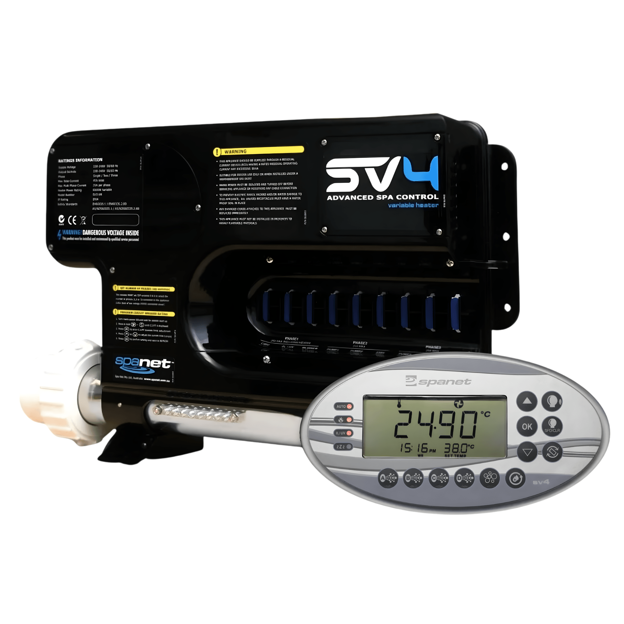 SpaNET SV4 - VH Spa Control & SV4T Touchpad Package - Spa Controls