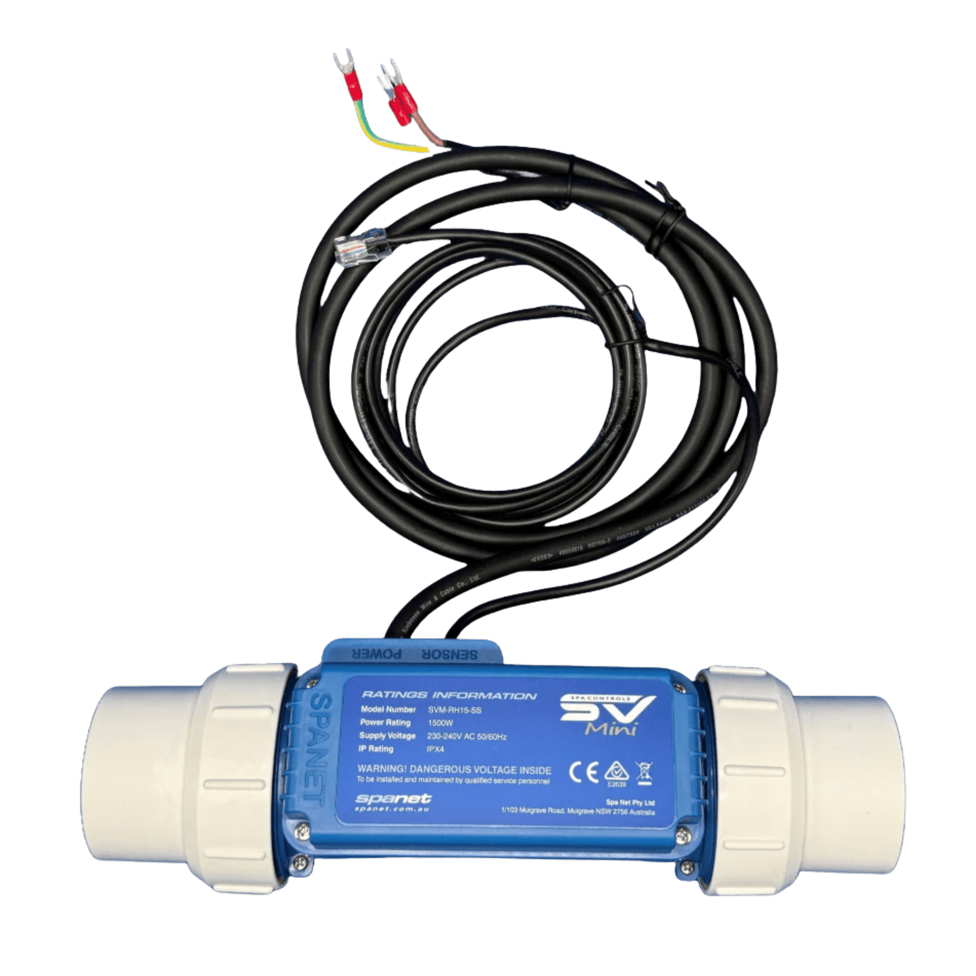 SpaNET SV Mini 1.5kW Remote Heater - Spa Controls