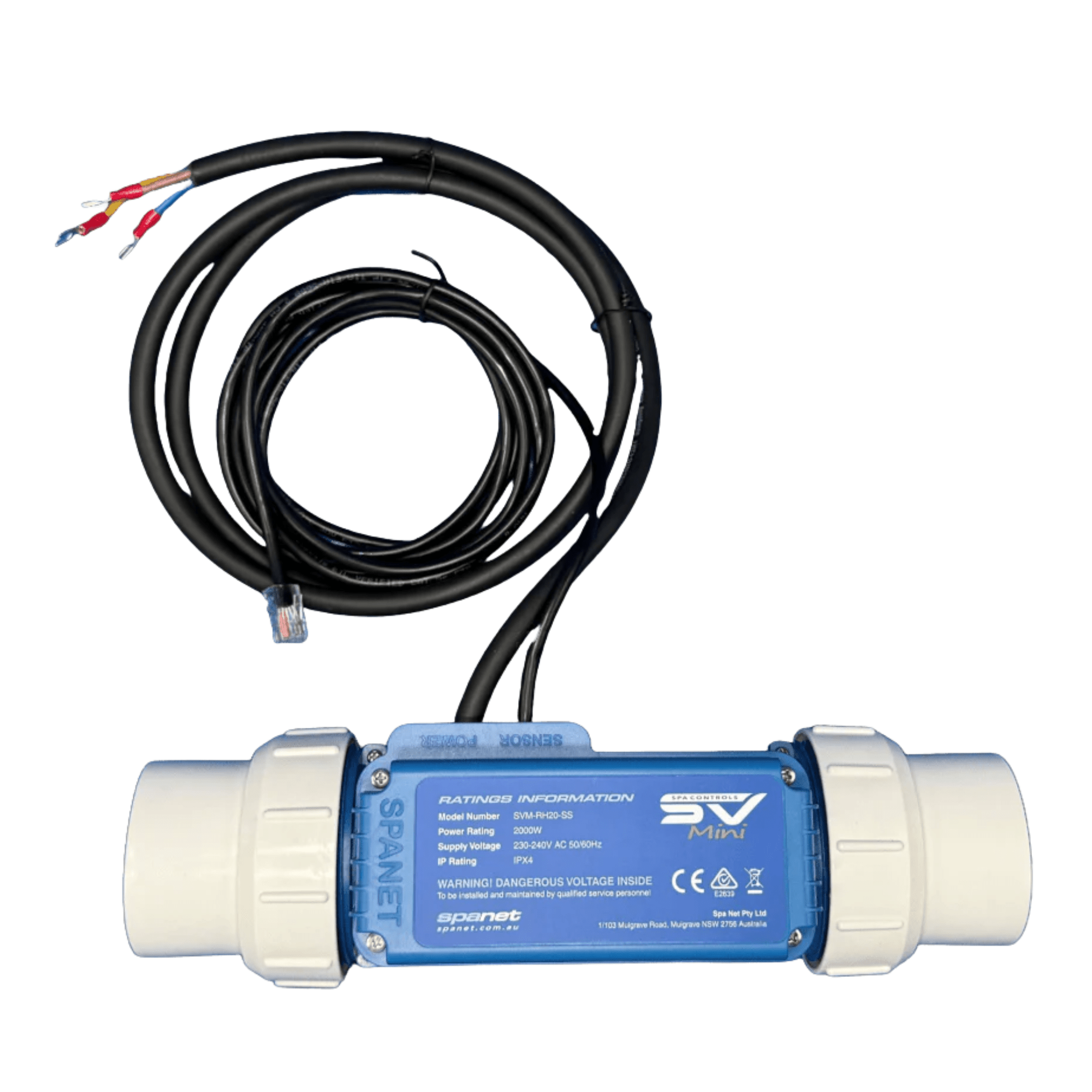 SpaNET SV Mini 2.0kW Remote Heater - Spa Controls