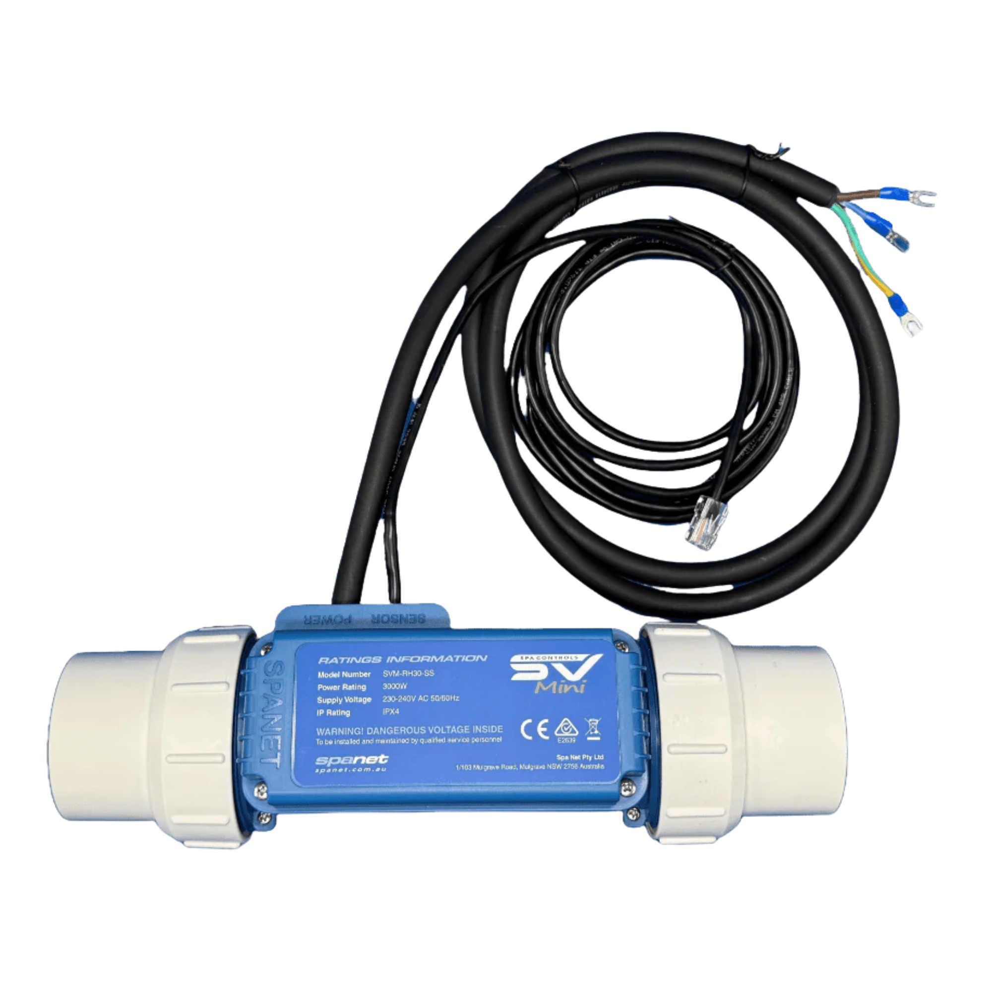 SpaNET SV Mini 3.0kW Remote Heater - Spa Controls