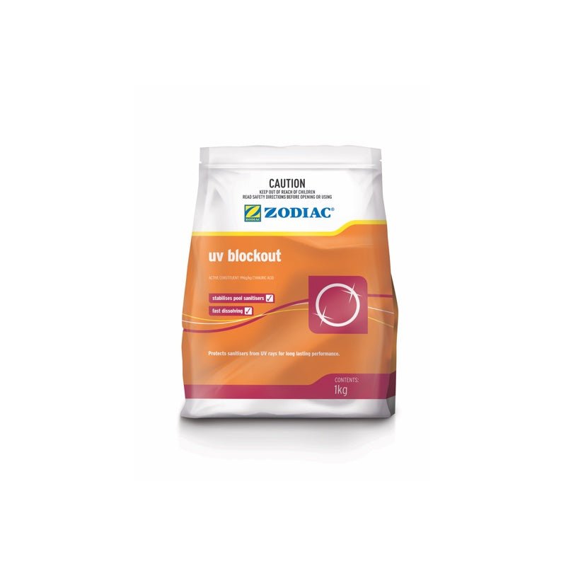 Zodiac UV Blockout 1kg Bag - Chemical Maintenance