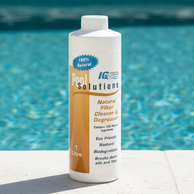 IQ Pool Solutions Natural Filter Cleaner & Degreaser 1L - Chemicals