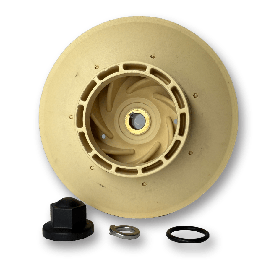 SpaNET JetMASTER XS30 - 3P Impeller & Lock Nut - Spa Spare Parts