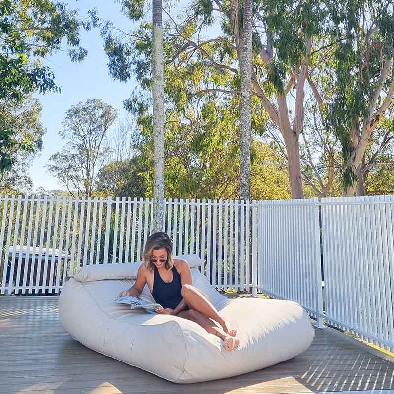 Mooi Living Nevaeh Outdoor Sunbed - Outdoor Bean Bag