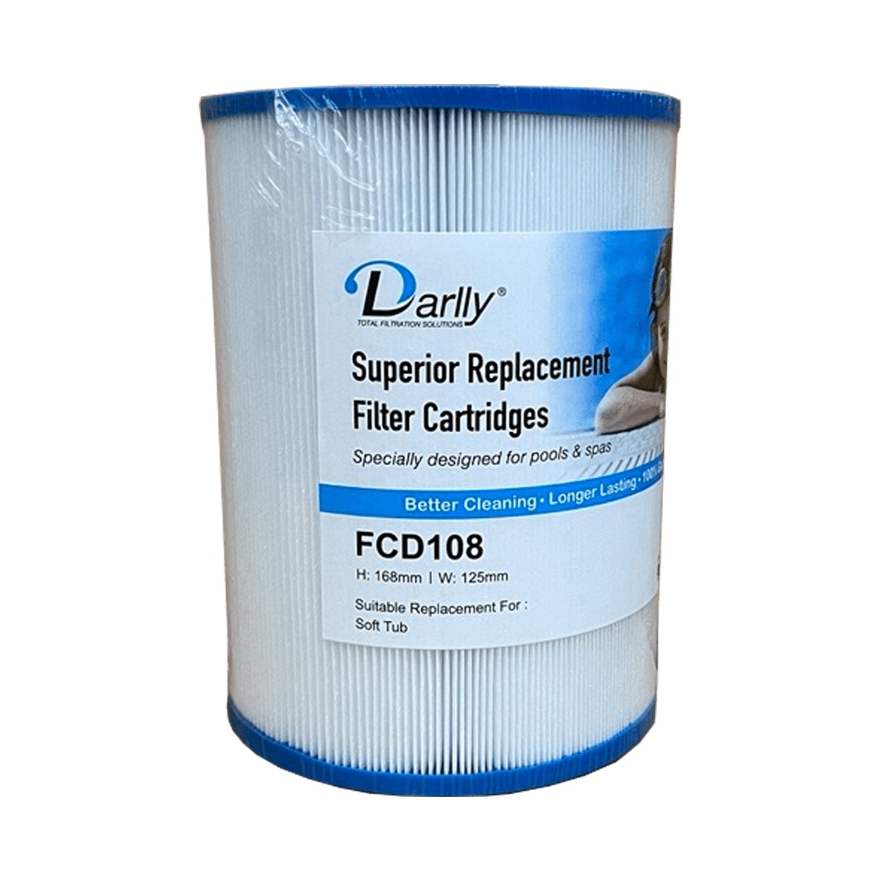 Soft Tub Cartridge Filter Element (168 x 125) - Replacement Cartridges