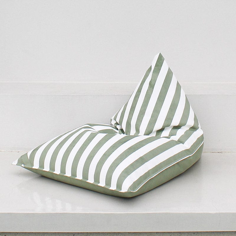 Mooi Living Outdoor Reversible Triangles - Outdoor Bean Bag