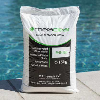 Theraclear Glass Filtration Media Fine 15kg - Filtration Media