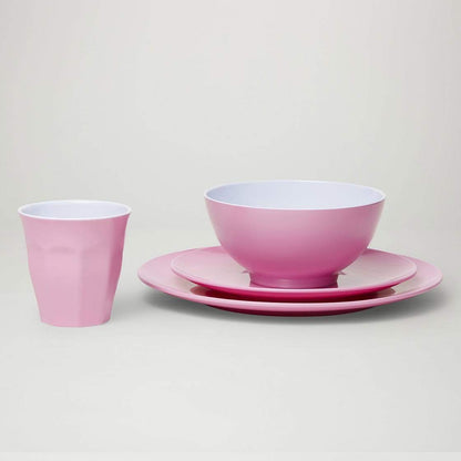 Classic Melamine Dinner Set (24 Piece) - Pastel ‘Dream’ - Laguna Lifestyle