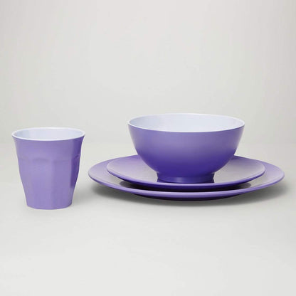 Classic Melamine Dinner Set (24 Piece) - Pastel ‘Dream’ - Laguna Lifestyle