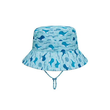 Kids Swim Bucket Hat - Whale Print - Laguna Lifestyle