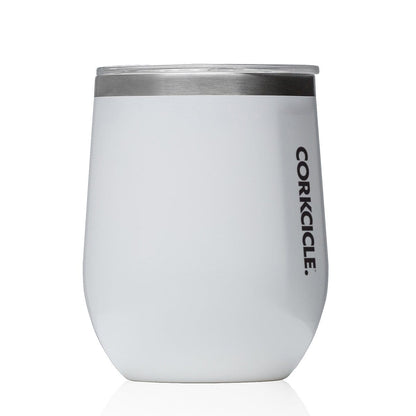 Classic Stemless 355ml - White Insulated Stainless Steel Cup - Laguna Lifestyle