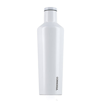 Insulated Stainless Steel Dipped Canteen Bottle 750ml - Modernist White - Laguna Lifestyle
