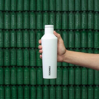 Insulated Stainless Steel Dipped Canteen Bottle 750ml - Modernist White - Laguna Lifestyle