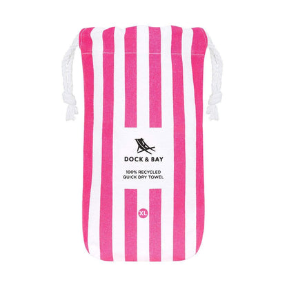 Quick Dry Towel Cabana Collection XL - Phi Phi Pink - Laguna Lifestyle