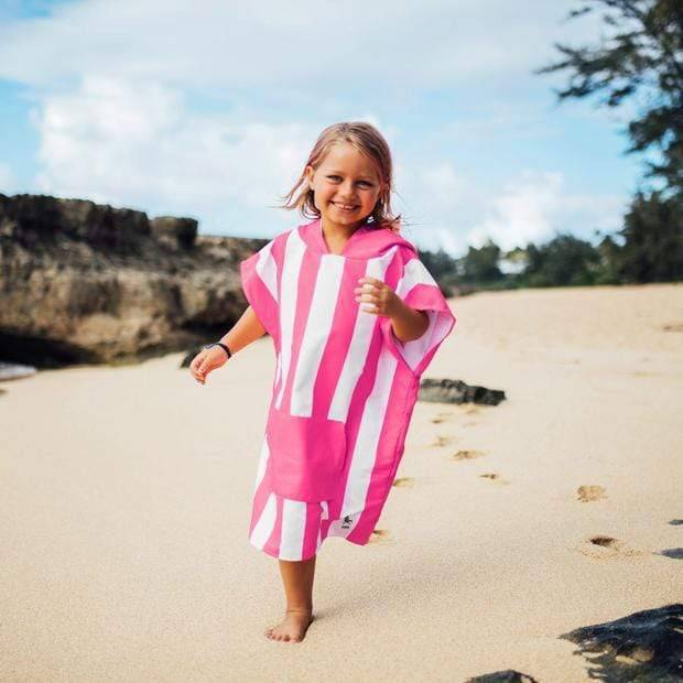 Kids Poncho Hooded Towel Mini Cabana Collection - Phi Phi Pink - Laguna Lifestyle