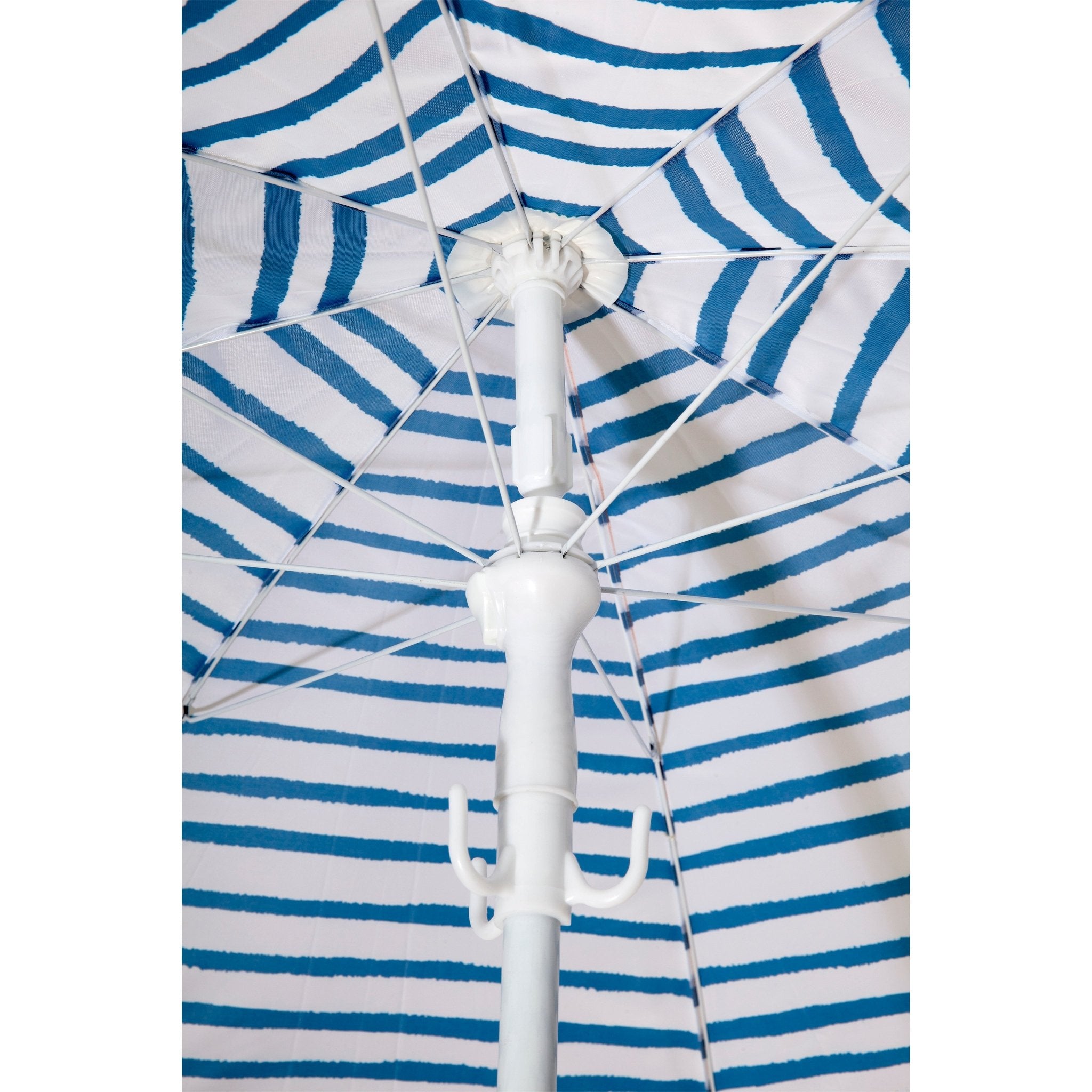 Blue Stripe Beach Umbrella - 