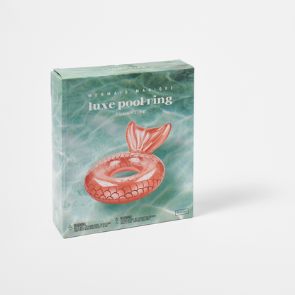 Luxe Pool Ring Mermaid - Rose Gold - Laguna Lifestyle