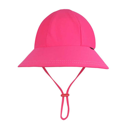 Kids Swim Ponytail Bucket Hat - Candy Pink - Laguna Lifestyle