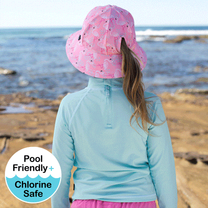 Kids Rash Vest UPF50+ - Aqua - Laguna Lifestyle