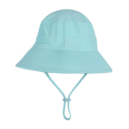 Kids Swim Bucket Hat - Aqua - Laguna Lifestyle