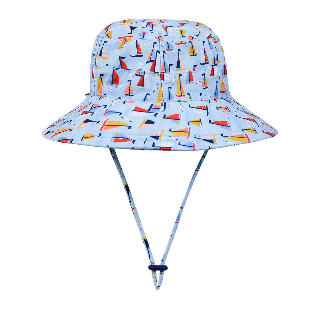 Kids Swim Bucket Hat - Boats