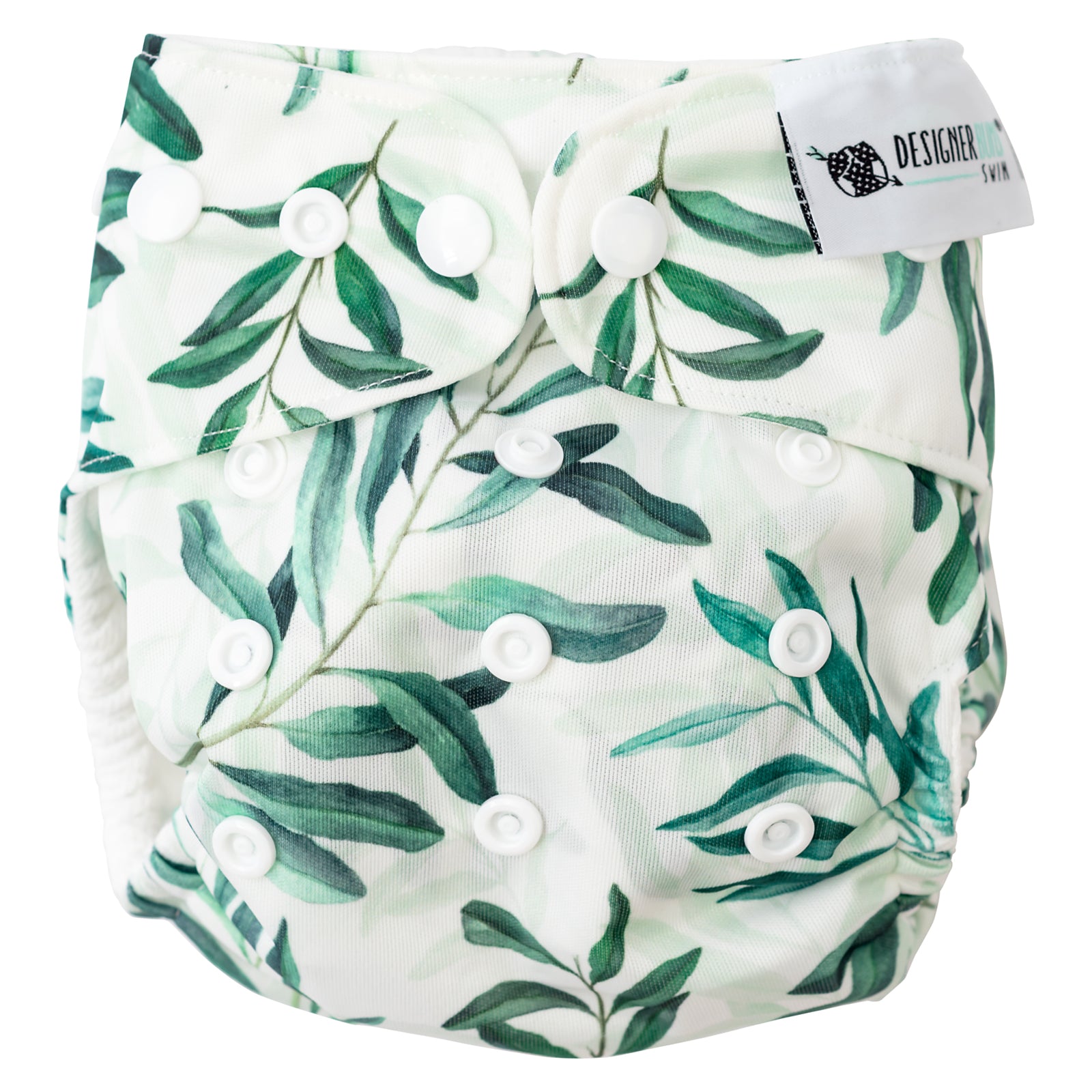 Olive Branch Swim Nappy - Snaps