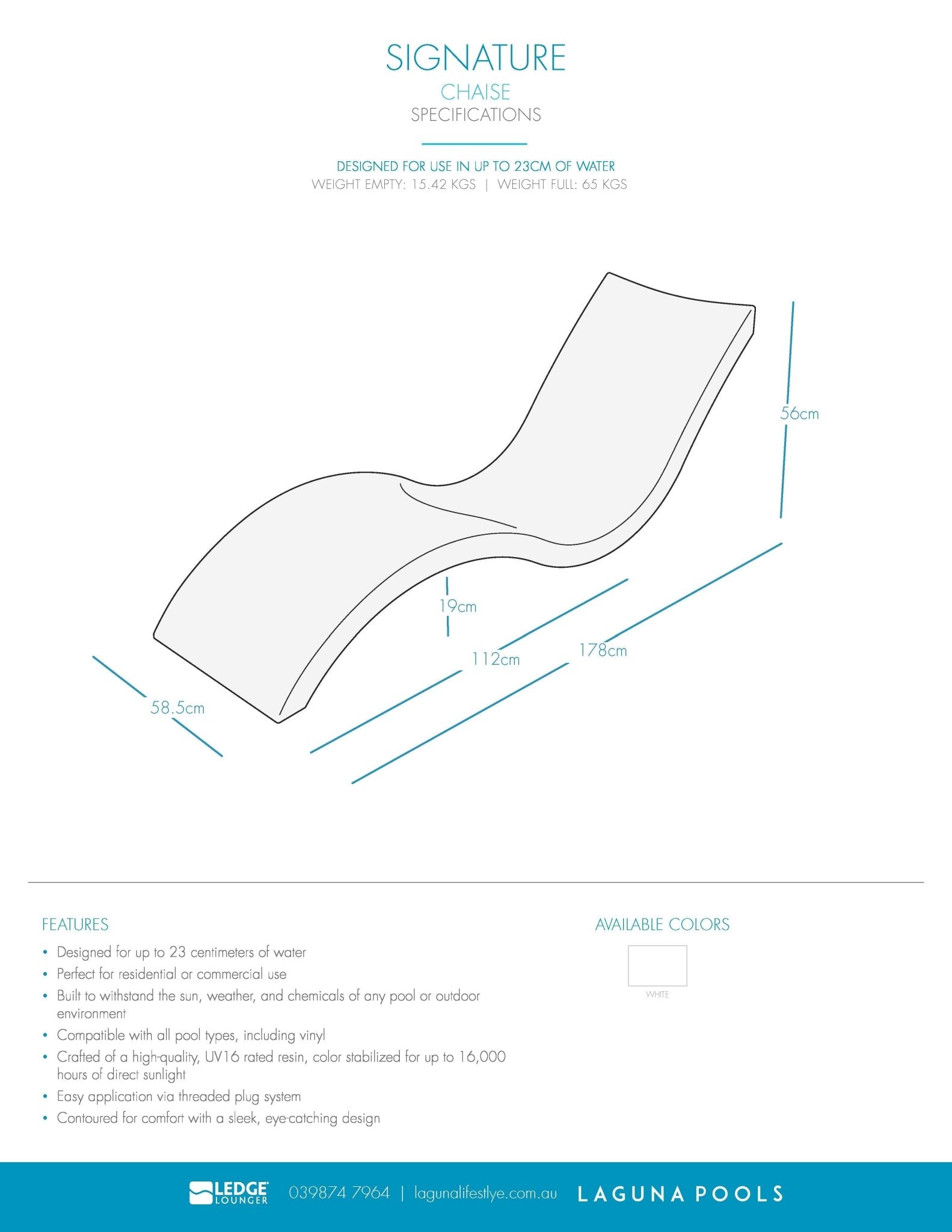 Signature Chaise - Sunlounge
